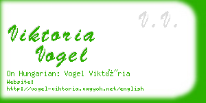 viktoria vogel business card